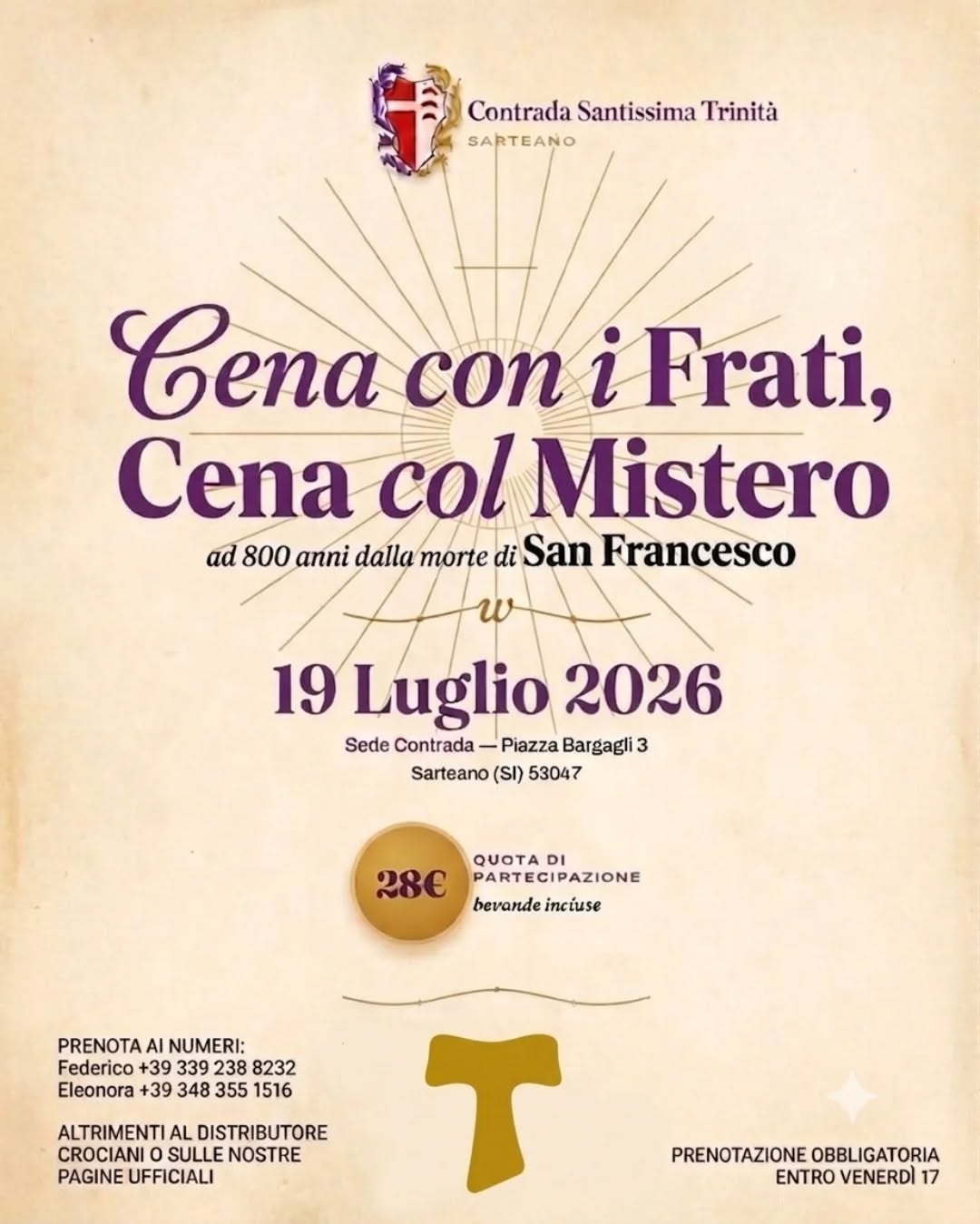 19 07 2026 festa della santissima trinit